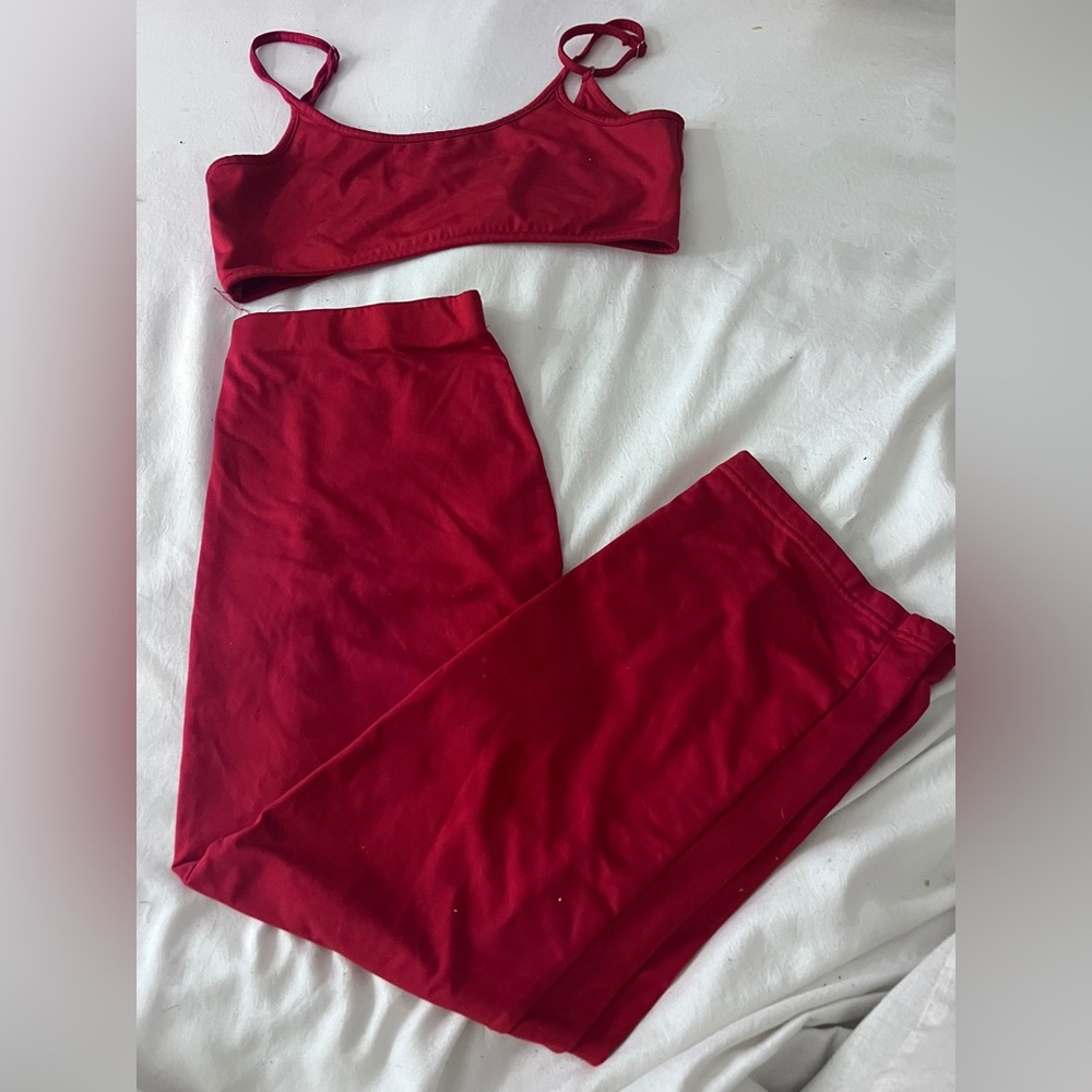 Two piece maxi skirt set